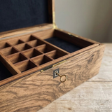 English Walnut Jewellery Box