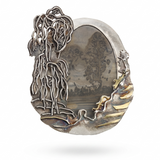 Landscape Marble Brooch - No. 24