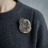 Landscape Marble Brooch - No. 24