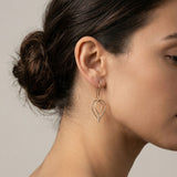 9ct Gold Heart Earrings - No. 63