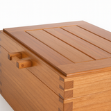 Cherry wood jewellery box