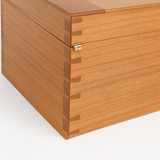 Cherry wood jewellery box