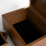 Walnut jewellery box