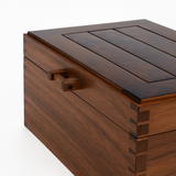 Walnut jewellery box