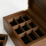 Walnut jewellery box