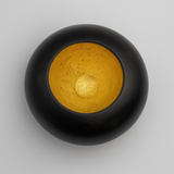 Small golden hollow bowl