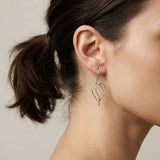 Silver Heart Earrings