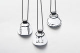Enamel Dot Marked Pendants - No. 42