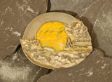 Boat on Stormy Sea Brooch - No. 43