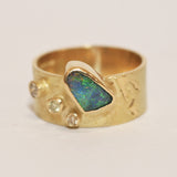 Gold and Opal Ring - No. 22a