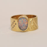 Gold and Opal Ring - No. 28a