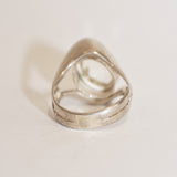 Silver Contour Ring with Citrine