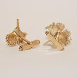 9ct Gold Ginkgo Leaf Cufflinks