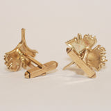 9ct Gold Ginkgo Leaf Cufflinks
