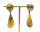 Baltic Amber Drop Earrings - no. 67