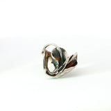 Floral Silver Rings