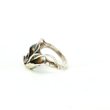 Floral Silver Rings