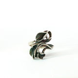 Floral Silver Rings