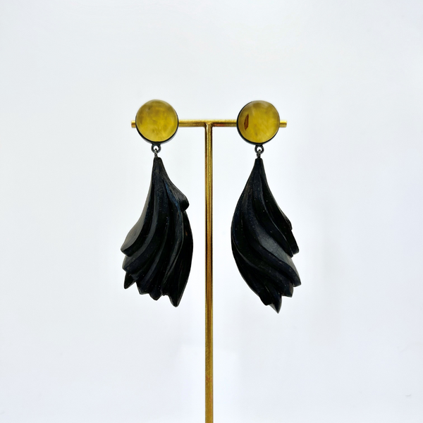 Large Flow Drop Earrings - no. 44