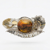 Landscape Agate Brooch - No. 31