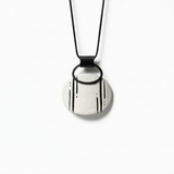 Enamel Line & Dot Marked Pendant - No. 60