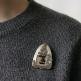 Landscape Agate Brooch - No. 61