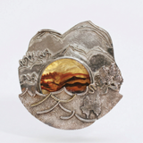 Landscape Agate Brooch - No. 54