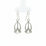 Silver Seed Leaves Earrings