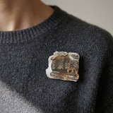 Marble Landscape Brooch - No. 50