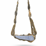 Blue Lace Agate Necklace - No. 25