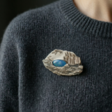 Opal Ship Brooch - No. 62