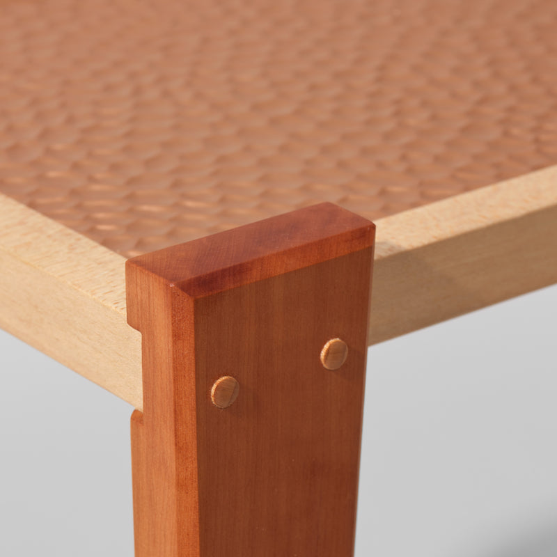 "Hammered and Pinned" Coffee Table