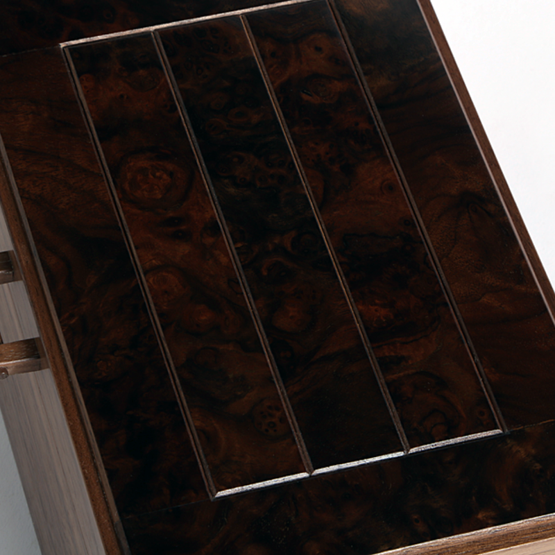 Walnut jewellery box