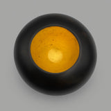 Small golden hollow bowl