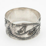 Silver cuffs with 18ct gold detail