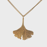 9ct Gold Ginkgo Leaf Necklace