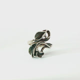 Floral Silver Rings