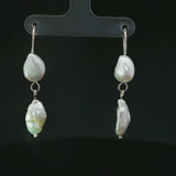 Baroque pearl earrings