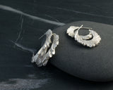 Medium Silver Flow Earrings - No. 2