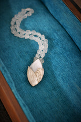 Chalcedony and Diamond Necklace - No. 27