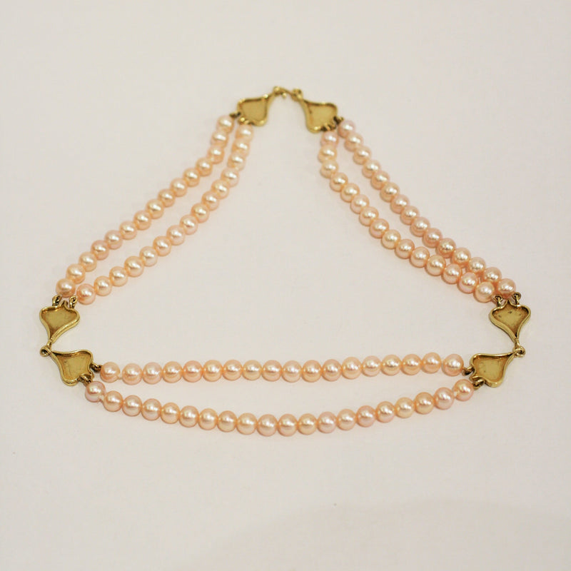 Pearl and 18ct Gold Necklace