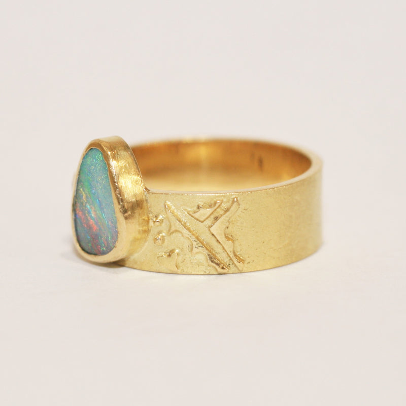 Gold and Opal Ring - No. 22