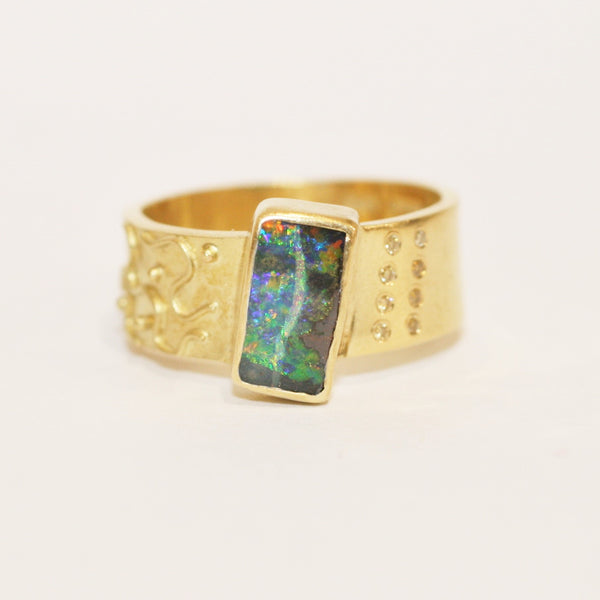Gold and Opal Ring - No. 27