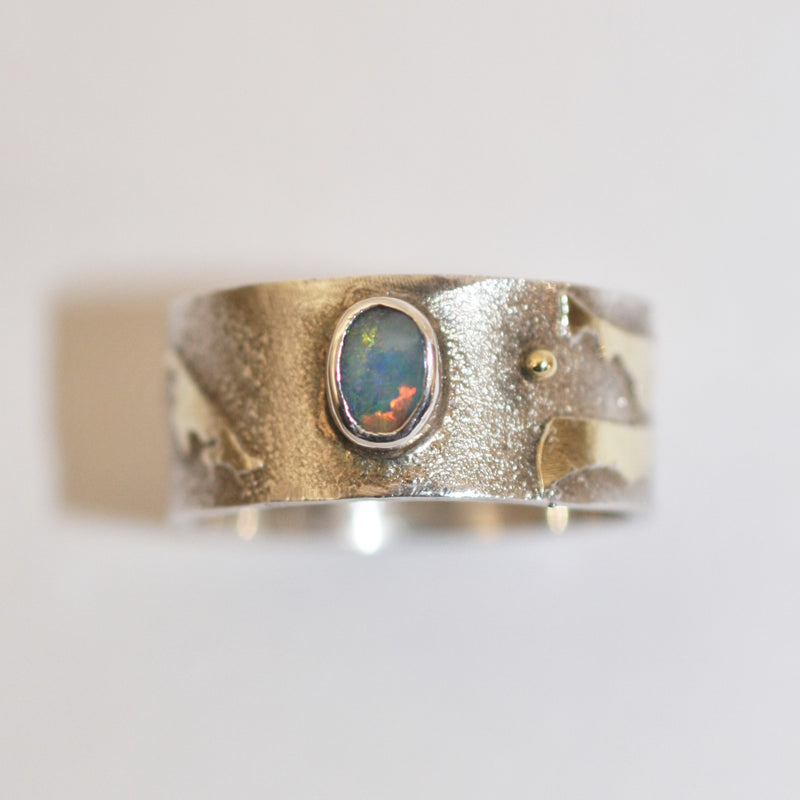 Silver and Opal Ring - No. 7