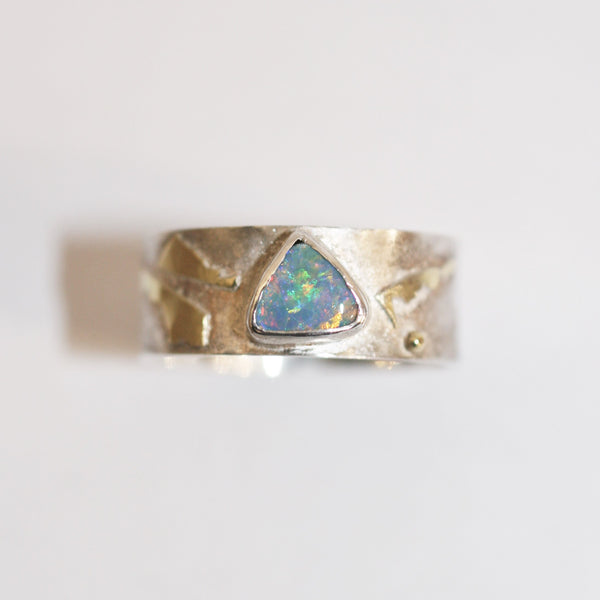 Silver and Opal Ring - No. 26