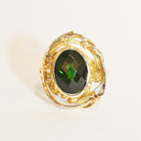 Green Chrome Diopside Ring - No. 27