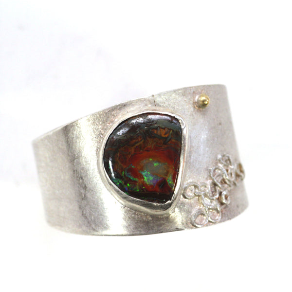 Silver and Opal Ring - No. 2
