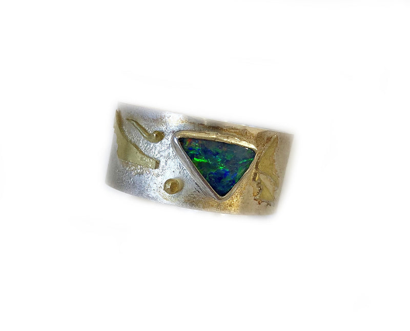 Silver and Opal Ring - No. 35