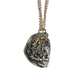 Silver & 18ct Gold Necklace