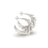 Medium Silver Flow Earrings - No. 2